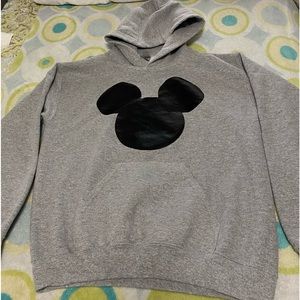 Mickey Mouse Silhouette Hoodie Size Small